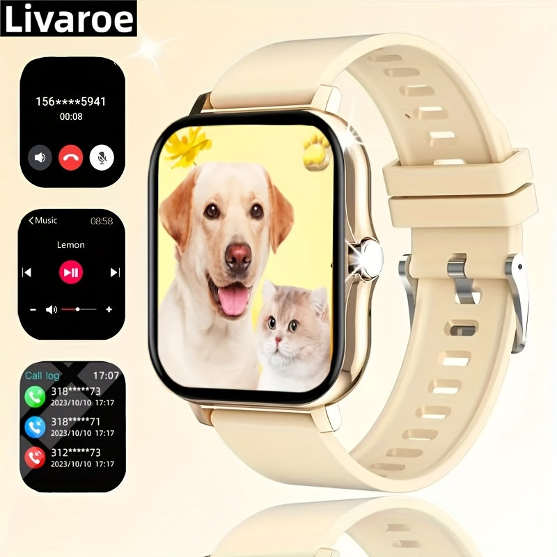 Smartwatch, Men's/Women's Watch, Call & Message Alerts, Large Screen Display, Multi-Sport Modes for Fitness Activities