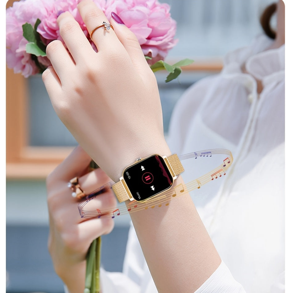 Smartwatch, Men's/Women's Watch, Call & Message Alerts, Large Screen Display, Multi-Sport Modes for Fitness Activities