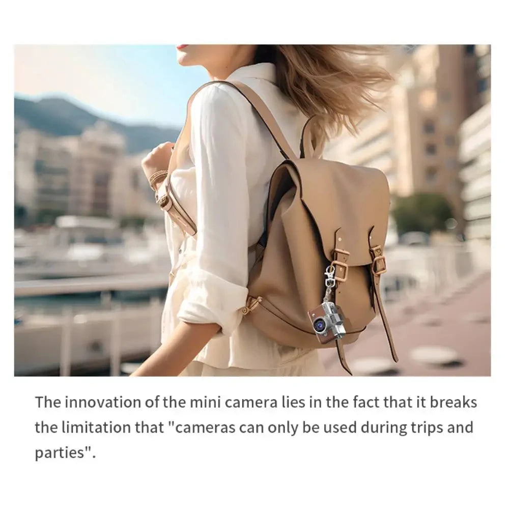 كاميرا ماجيكام الصغيرة بحجم سلسلة المفاتيح، شاشة قابلة للطي 1.47 بوصة، كاميرا رقمية صغيرة الحجم بتقنية CCD، كاميرا فيديو عالية الدقة، مسجل فيديو صغير جدًا