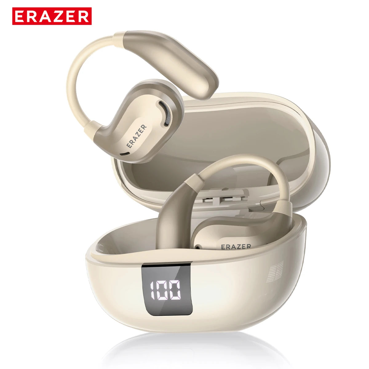 ERAZER XT66PRO Bluetooth Earphones ASMR Headsets DIY APP AI Translator Earbuds Wireless Headphones 13 Hours long life Display
