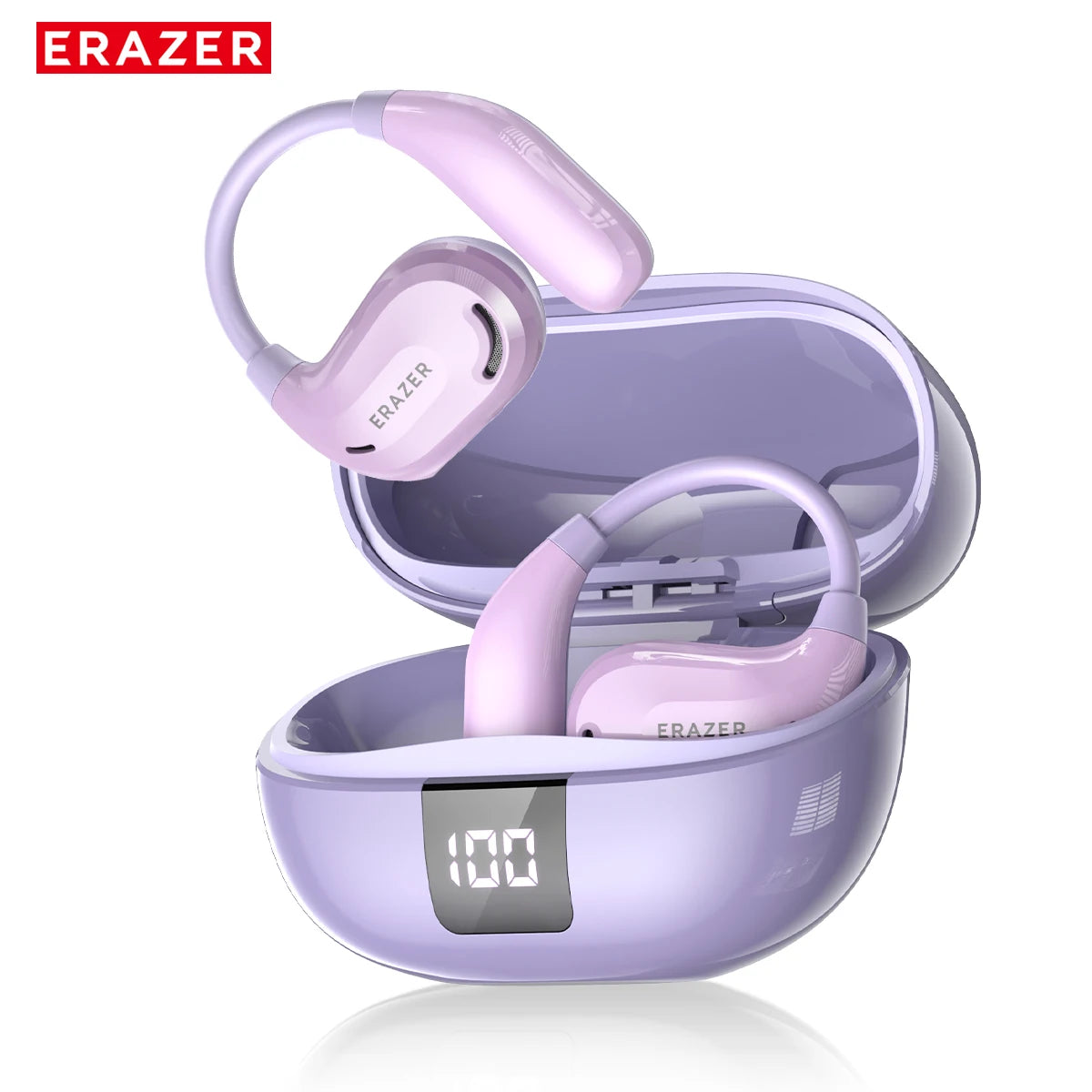 ERAZER XT66PRO Bluetooth Earphones ASMR Headsets DIY APP AI Translator Earbuds Wireless Headphones 13 Hours long life Display