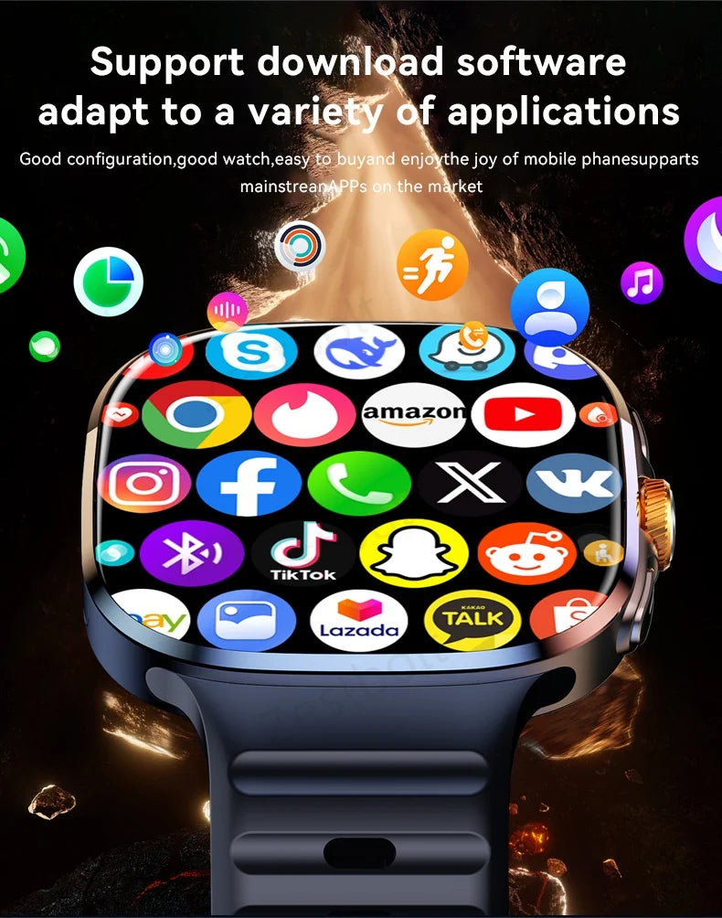 ساعة M99 الذكية الأصلية، شاشة AMOLED مقاس 2.4 بوصة، تدعم شريحة SIM 4G/5G، نظام تحديد المواقع العالمي (GPS)، واي فاي، كاميرا قابلة للدوران 190 درجة، تعمل بنظام أندرويد 10.0 للألعاب.