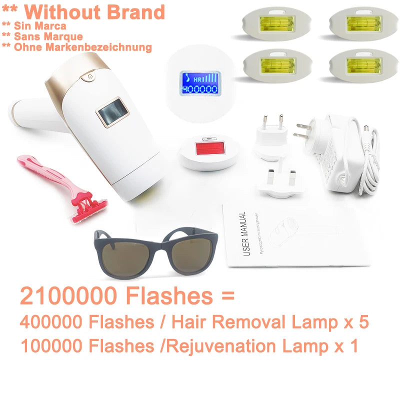 Lescolton 2in1 IPL Epilator Hair Removal LCD Display Machine T009i Laser Permanent Bikini Trimmer Electric Depilador a laser