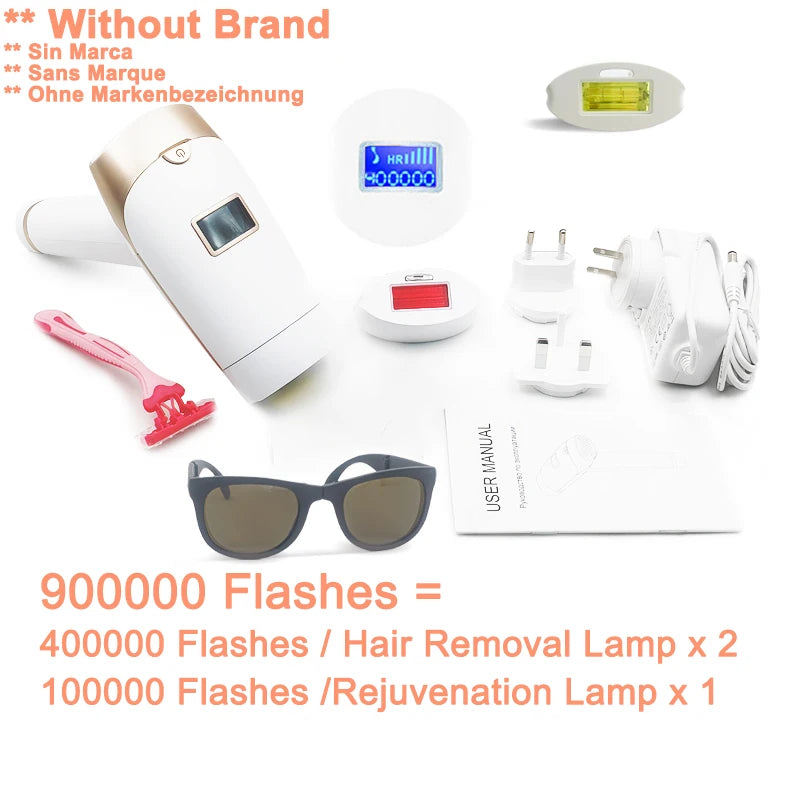Lescolton 2in1 IPL Epilator Hair Removal LCD Display Machine T009i Laser Permanent Bikini Trimmer Electric Depilador a laser