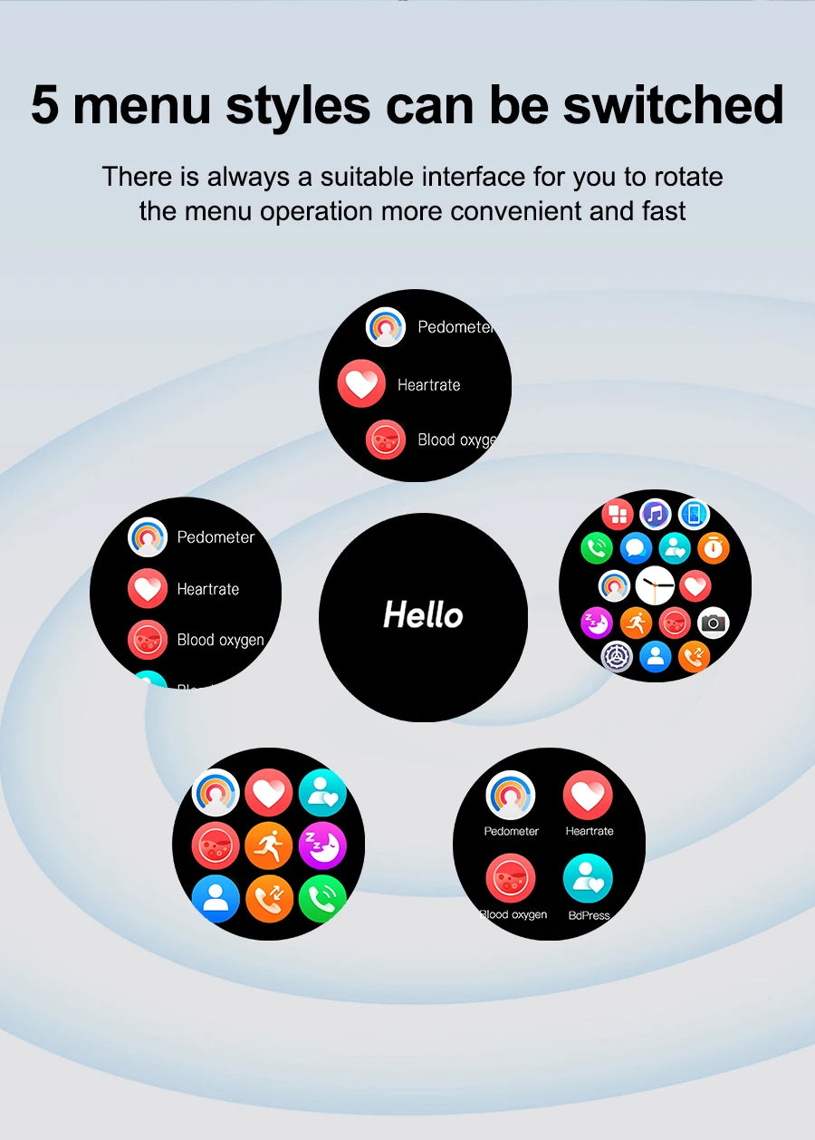 ساعة LEMFO LT10 الذكية 2024، تعمل بنظام أندرويد، هدية مثالية، مزودة بتقنية بلوتوث للمكالمات، شاشة لمس، مشغل موسيقى، متتبع لياقة بدنية، ساعة رياضية