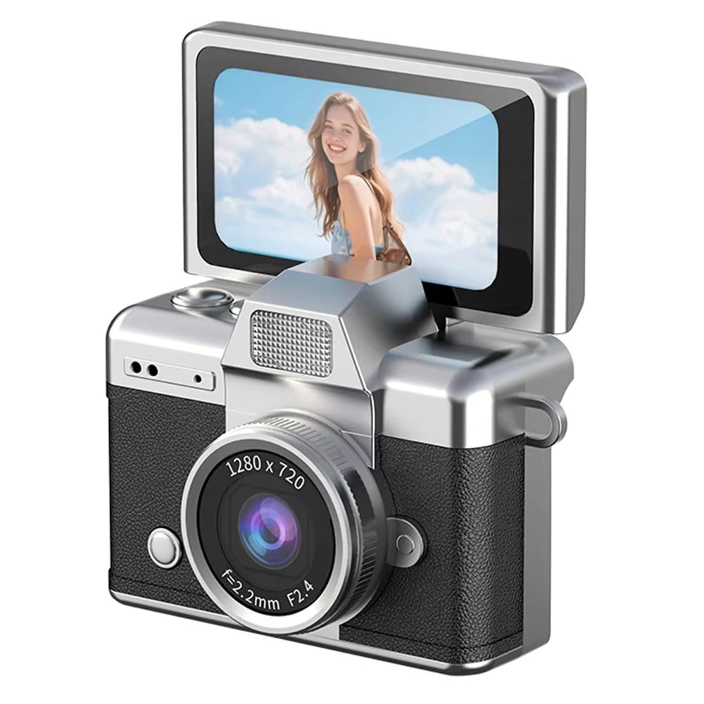 Magecam Thumb Keychain Camera 1.47 Inch Flip Screen Retro CCD Mini Digital Camera HD Very Small Camcorder Video Recorder