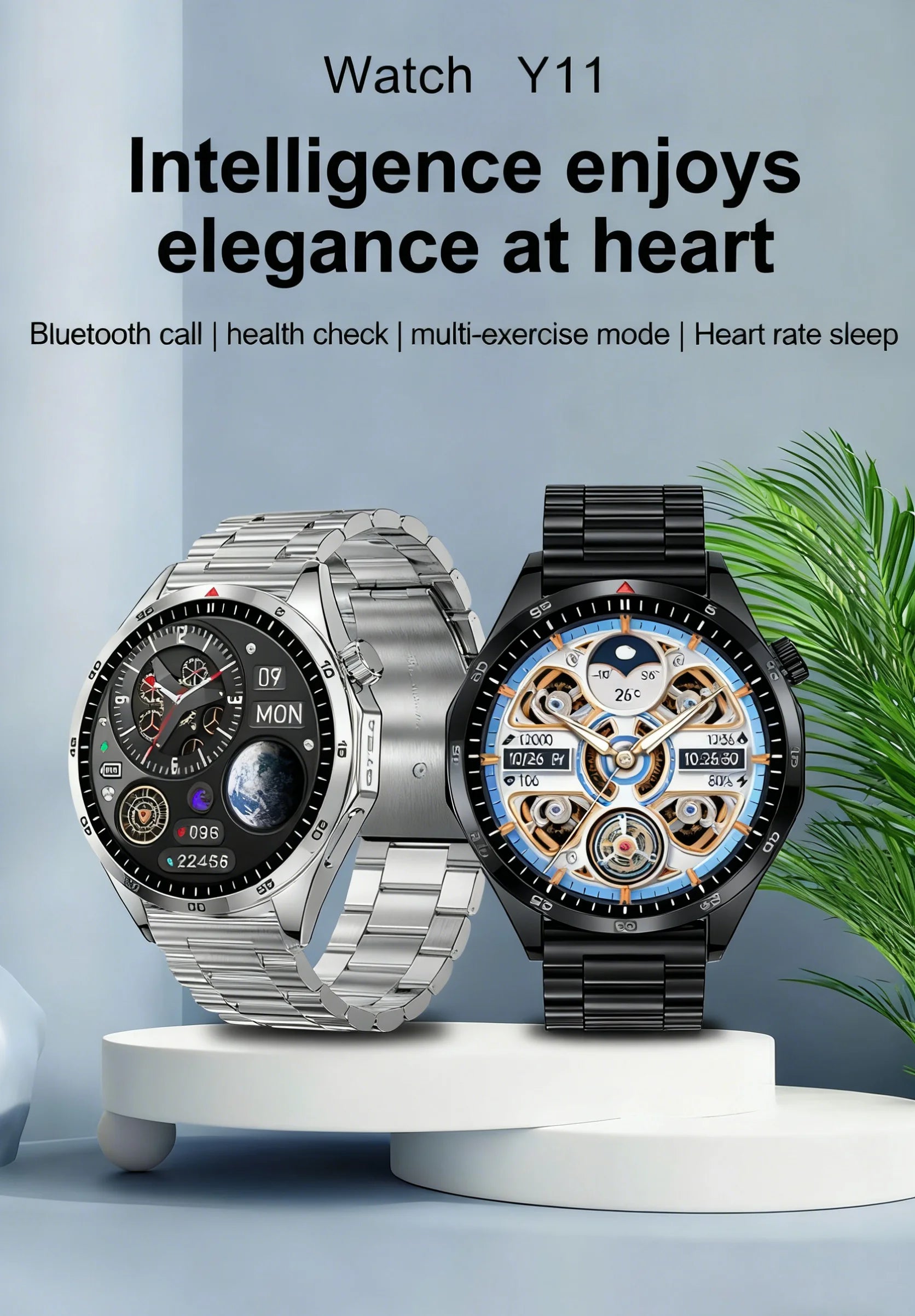 ساعة LEMFO LT10 الذكية 2024، تعمل بنظام أندرويد، هدية مثالية، مزودة بتقنية بلوتوث للمكالمات، شاشة لمس، مشغل موسيقى، متتبع لياقة بدنية، ساعة رياضية