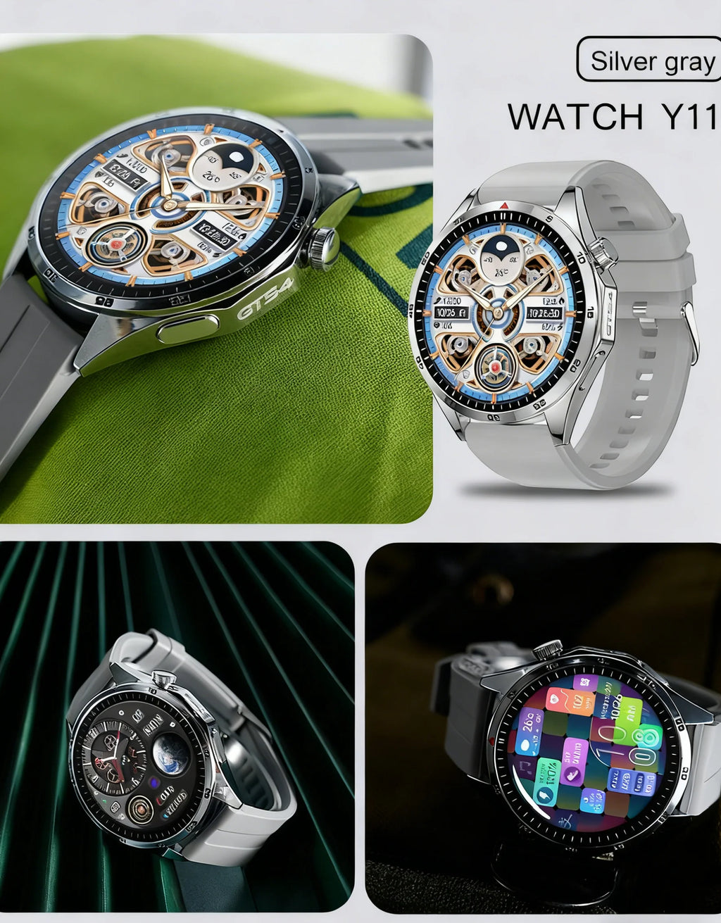 ساعة LEMFO LT10 الذكية 2024، تعمل بنظام أندرويد، هدية مثالية، مزودة بتقنية بلوتوث للمكالمات، شاشة لمس، مشغل موسيقى، متتبع لياقة بدنية، ساعة رياضية